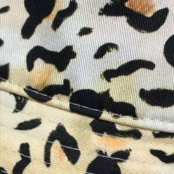 CELINE Gregory Edwards Leopard Bucket hat hat hat cotton Yellow Beige main image 5